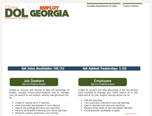 Tablet Screenshot of employgeorgia.com